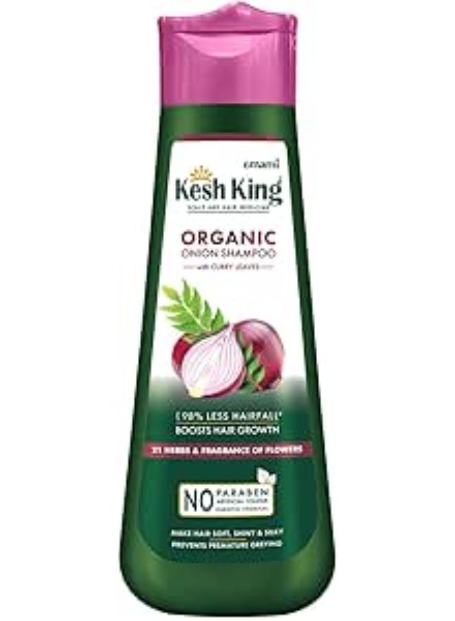 Kesh King Ayurvedic Onion Shampoo with 21 Herbs, Reduces Hair Fall & Boost Hair Growth 200ml - Image 1